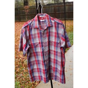 Christian Dior Monsieur Plaid Button-Up Shirt